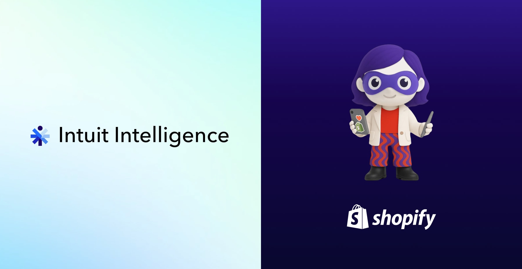 Intuit Intelligence and Shopify Sidekick logos side by side